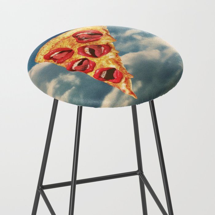 Pizza Euphoria - Pepperoni and Cheese Stool Gallery Image 2