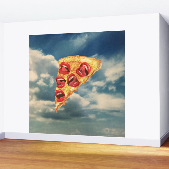 Pizza Euphoria - Pepperoni and Cheese Wall Mural Gallery Image 2