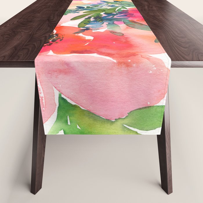 bouquet of huge peonies Table Runner Gallery Image 1