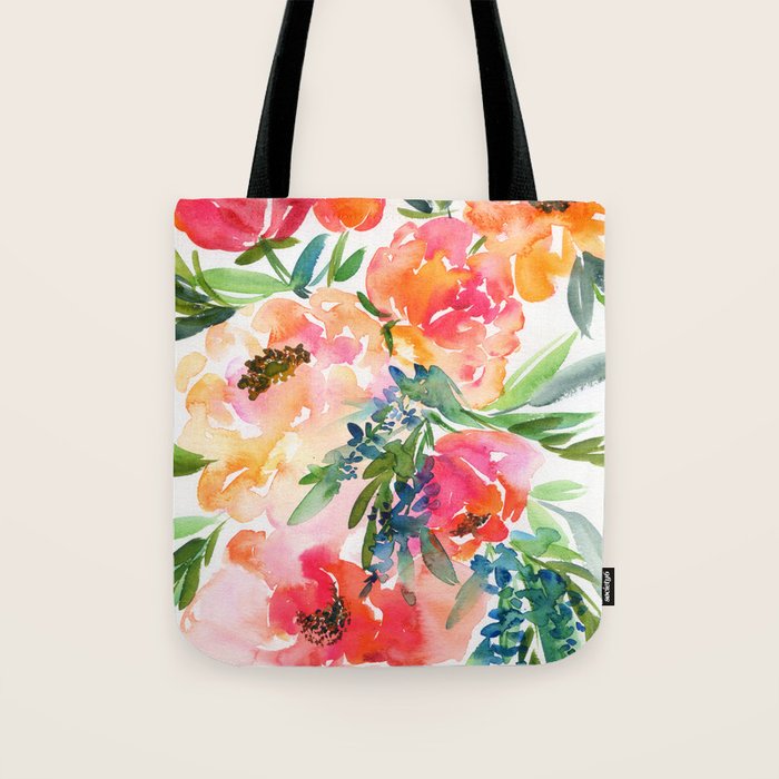 bouquet of huge peonies Tote Bag Gallery Image 1
