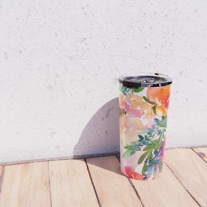 bouquet of huge peonies Travel Mug Gallery Image 4