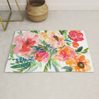 bouquet of huge peonies Rug Gallery Image 1