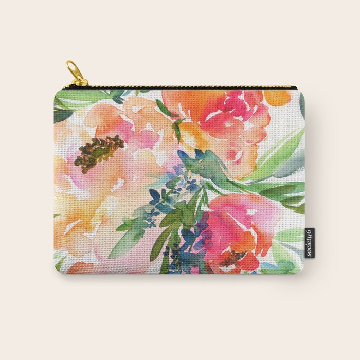 bouquet of huge peonies Carry All Pouch Gallery Image 1