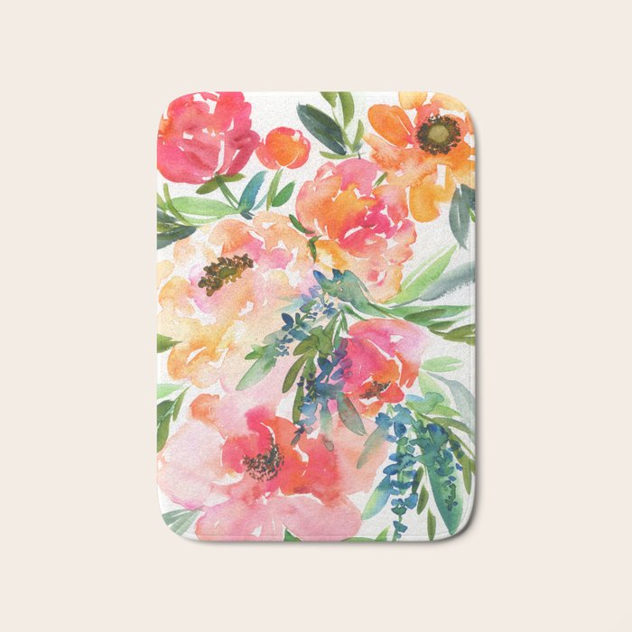 bouquet of huge peonies Bath Mat Gallery Image 1