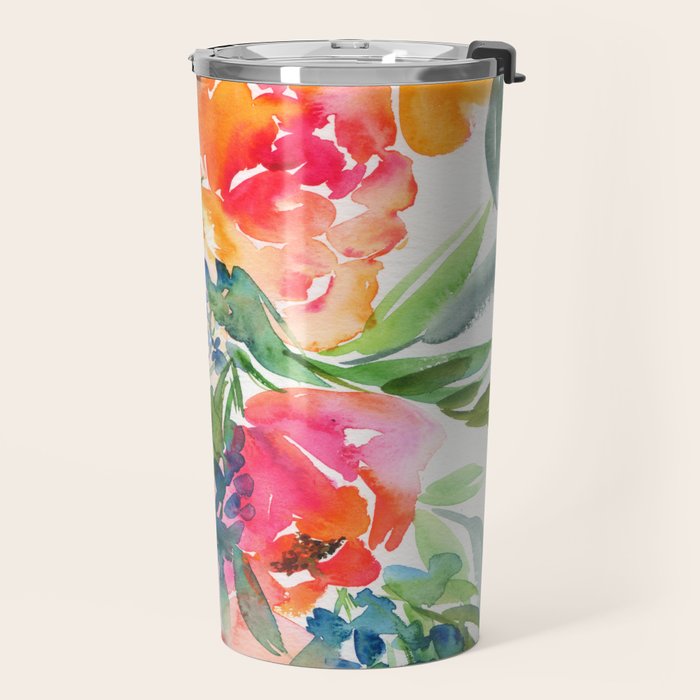 bouquet of huge peonies Travel Mug Gallery Image 2