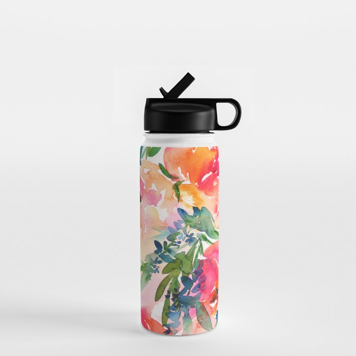 bouquet of huge peonies Water Bottle Gallery Image 1