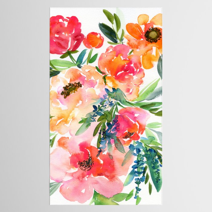 bouquet of huge peonies Tablecloth Gallery Image 2