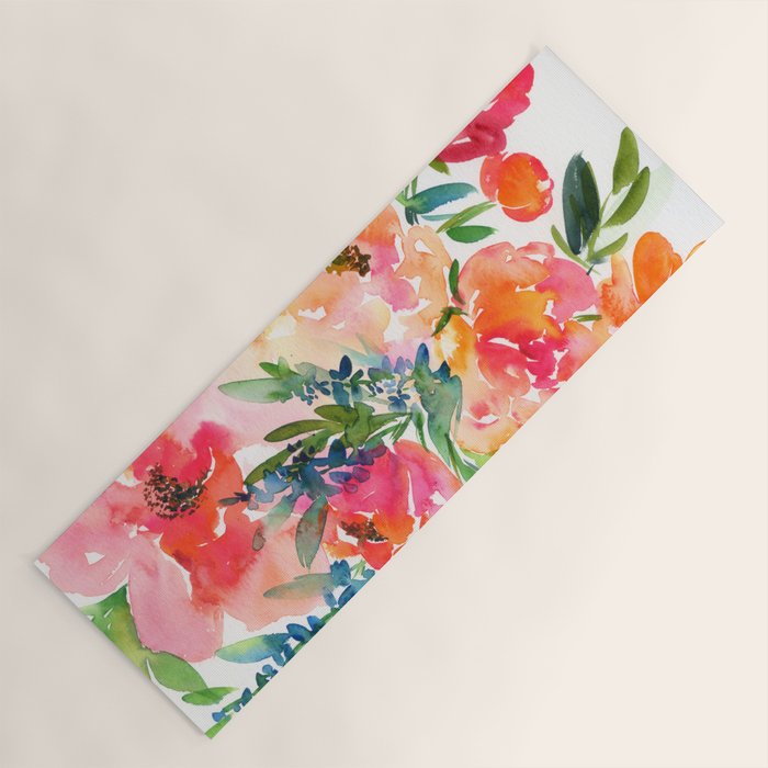 bouquet of huge peonies Yoga Mat Gallery Image 1