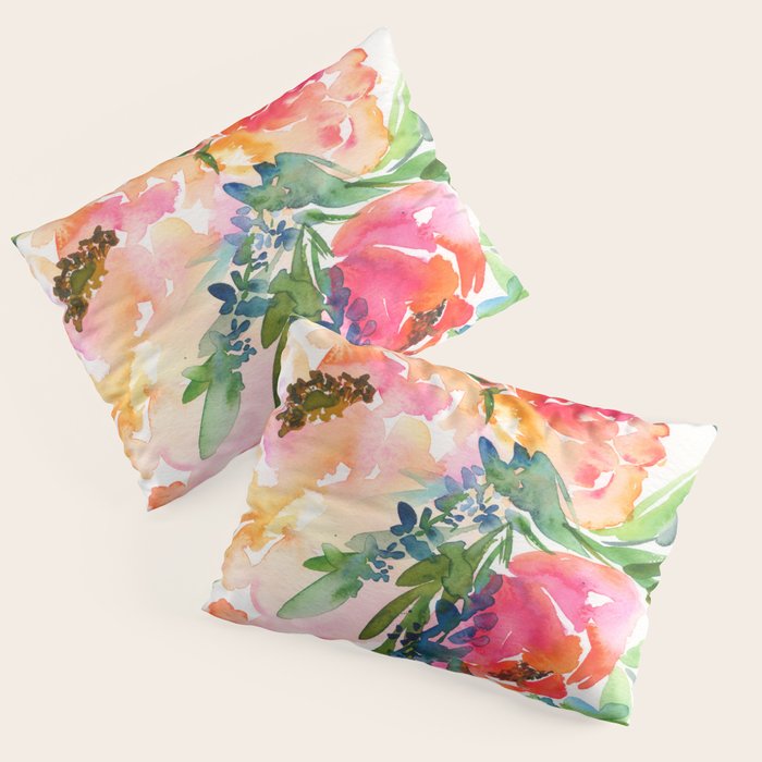 bouquet of huge peonies Pillow Sham Gallery Image 3