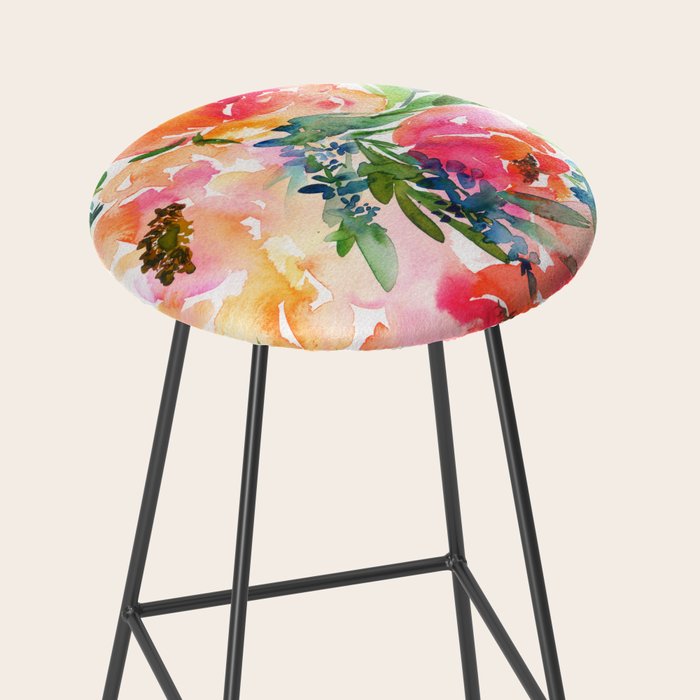 bouquet of huge peonies Stool Gallery Image 2
