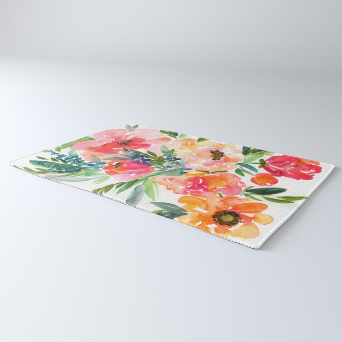 bouquet of huge peonies Rug Gallery Image 3