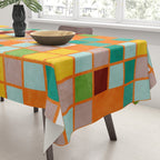 little sunny checkers Tablecloth Gallery Image 3
