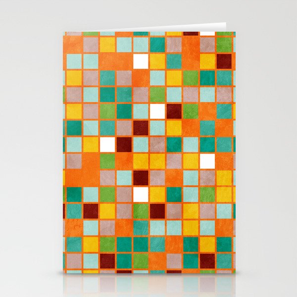 little sunny checkers Stationery Card Gallery Image 2