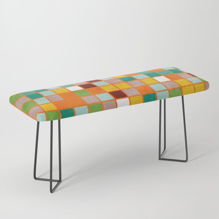 little sunny checkers Bench Gallery Image 1