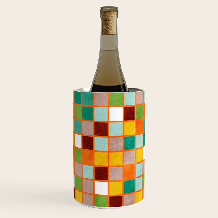 little sunny checkers Wine Chiller Gallery Image 1