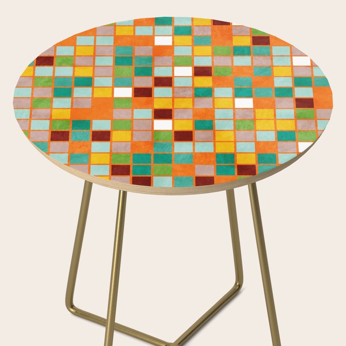 little sunny checkers Side Table Gallery Image 2