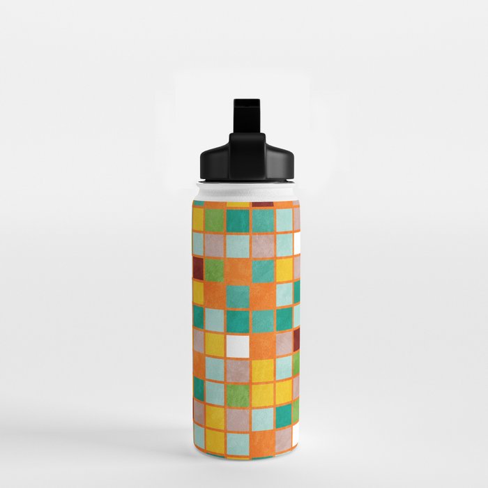 little sunny checkers Water Bottle Gallery Image 2