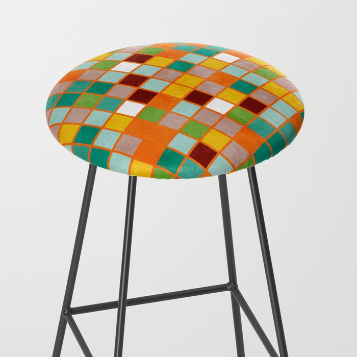 little sunny checkers Stool Gallery Image 2