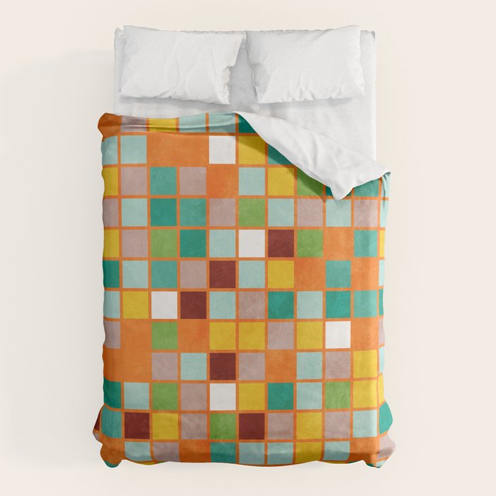little sunny checkers Duvet Cover Gallery Image 6