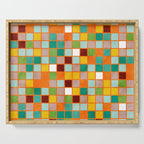 little sunny checkers Serving Tray Gallery Image 1