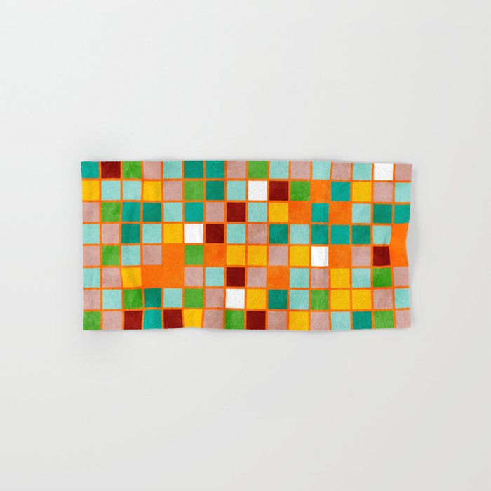 little sunny checkers Bath Towel Gallery Image 1