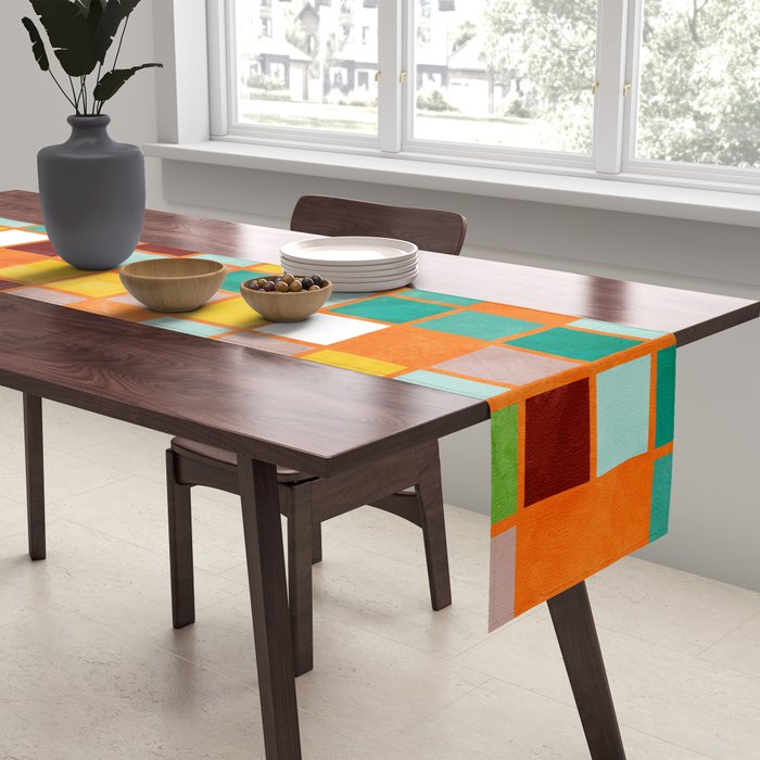 little sunny checkers Table Runner Gallery Image 2