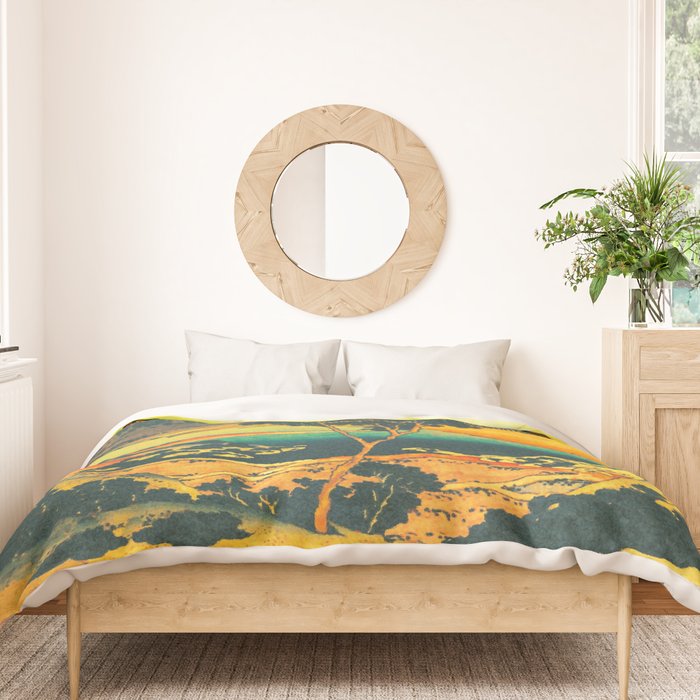 Watching the Elder at Kunihaga Duvet Cover Gallery Image 3