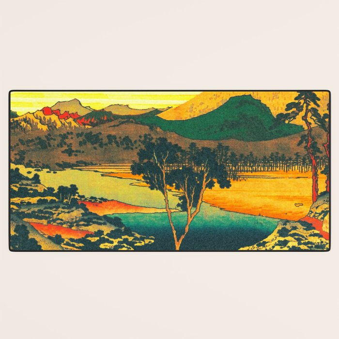 Watching the Elder at Kunihaga Desk Mat Gallery Image 3