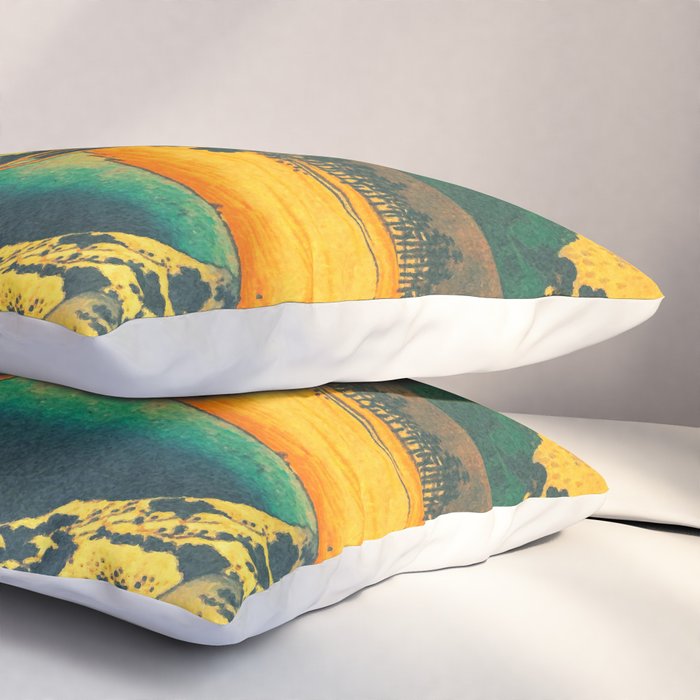 Watching the Elder at Kunihaga Pillow Sham Gallery Image 3