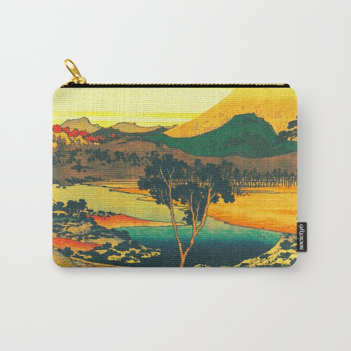 Watching the Elder at Kunihaga Carry All Pouch Gallery Image 1