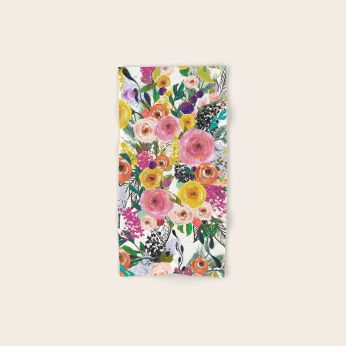 Autumn Blooms Bath Towel Gallery Image 1
