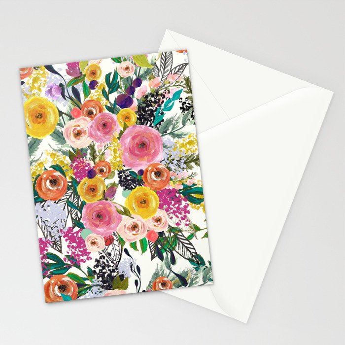 Autumn Blooms Stationery Card Gallery Image 2