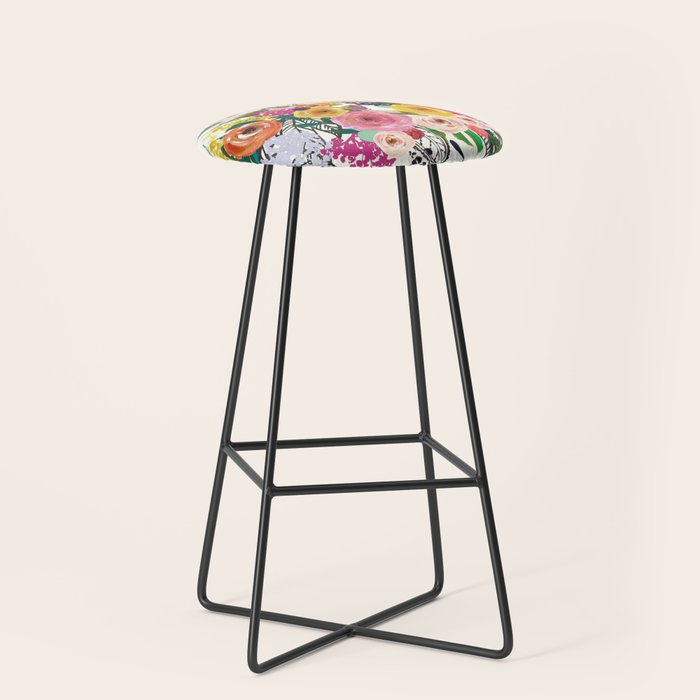 Autumn Blooms Stool