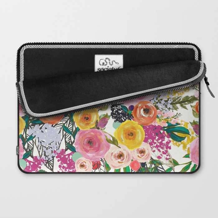 Autumn Blooms Laptop Sleeve Gallery Image 2