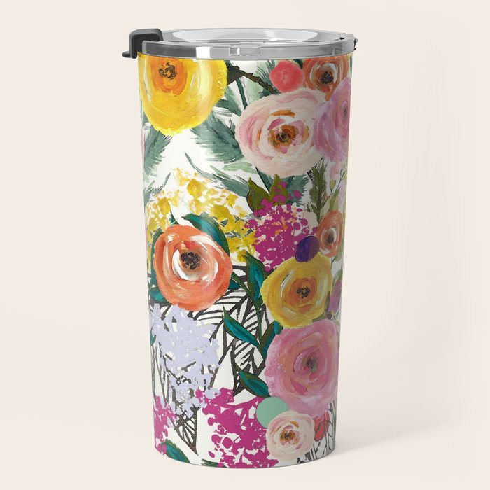 Autumn Blooms Travel Mug Gallery Image 3