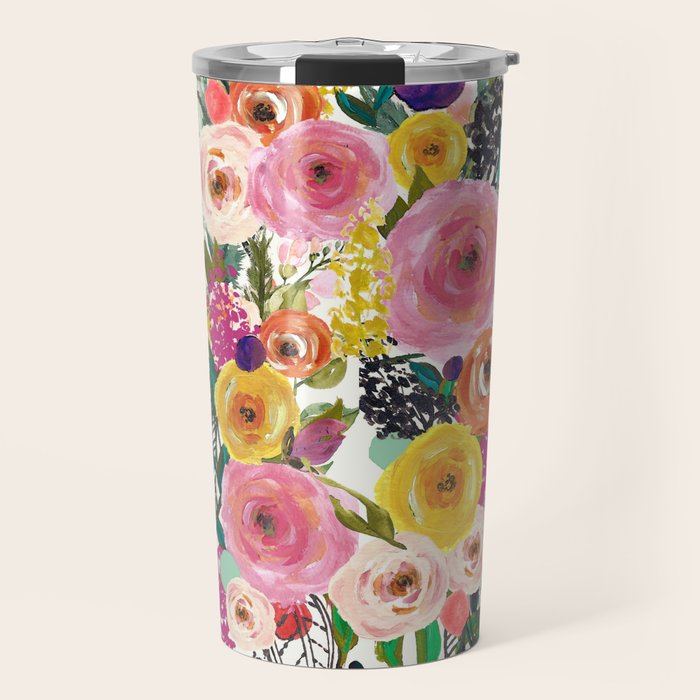 Autumn Blooms Travel Mug Gallery Image 1