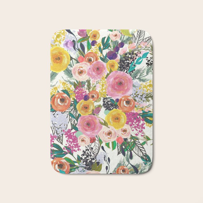 Autumn Blooms Bath Mat Gallery Image 1