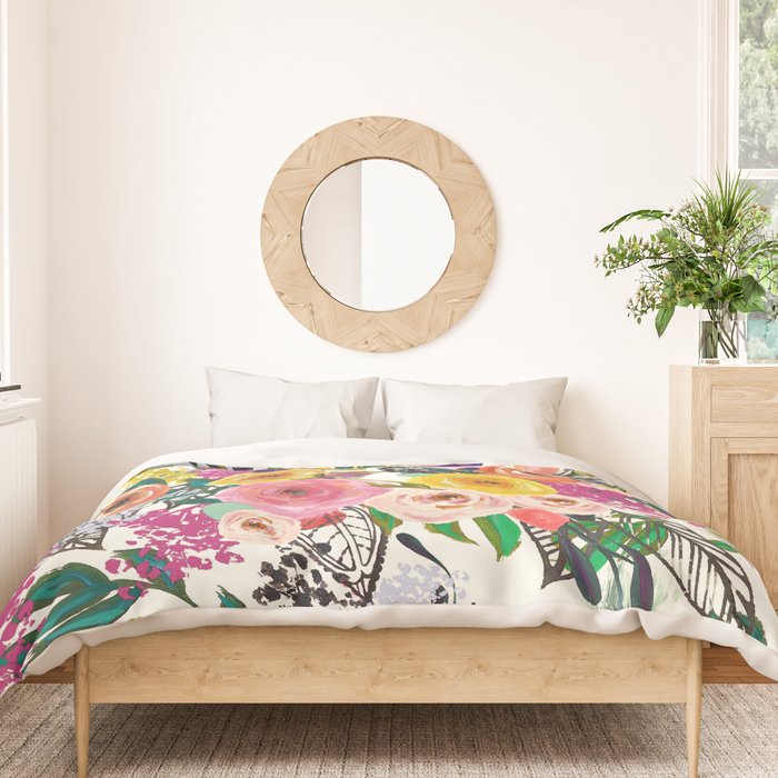 Autumn Blooms Duvet Cover Gallery Image 3