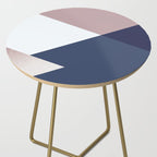 Geometrics - blush indigo rose gold Side Table Gallery Image 2