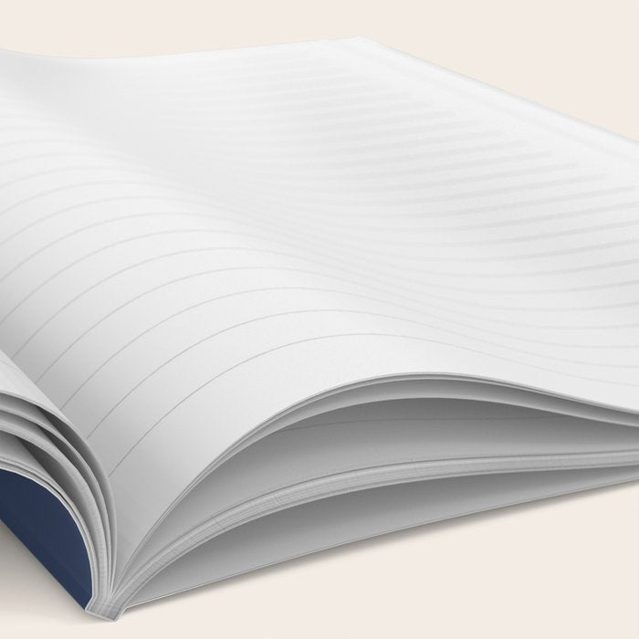 Geometrics - blush indigo rose gold Notebook Gallery Image 2