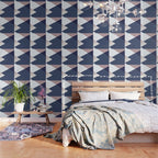 Geometrics - blush indigo rose gold Wallpaper Gallery Image 3