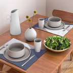 Geometrics - blush indigo rose gold Placemat Gallery Image 2