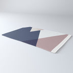 Geometrics - blush indigo rose gold Rug Gallery Image 3