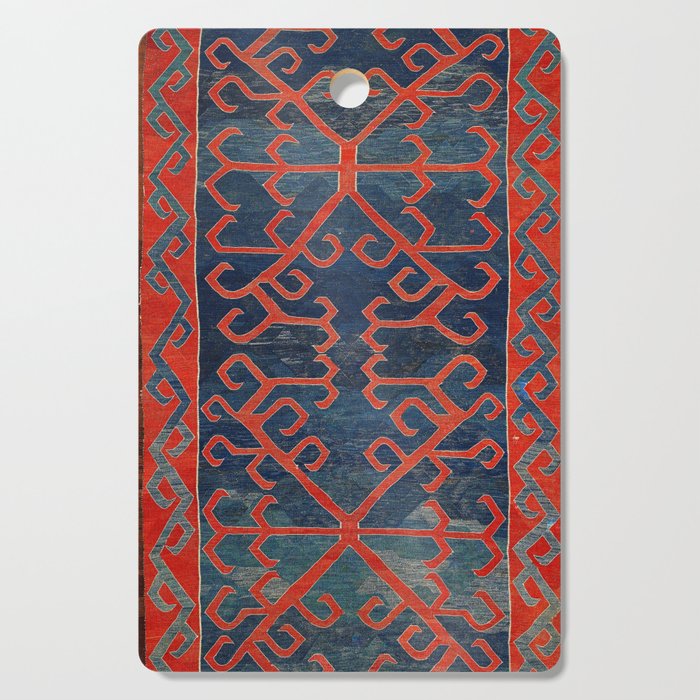 Avar Daghestan Northeast Caucasus Kilim Print Cutting Board Gallery Image 1