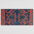 Avar Daghestan Northeast Caucasus Kilim Print Desk Mat Gallery Image 3