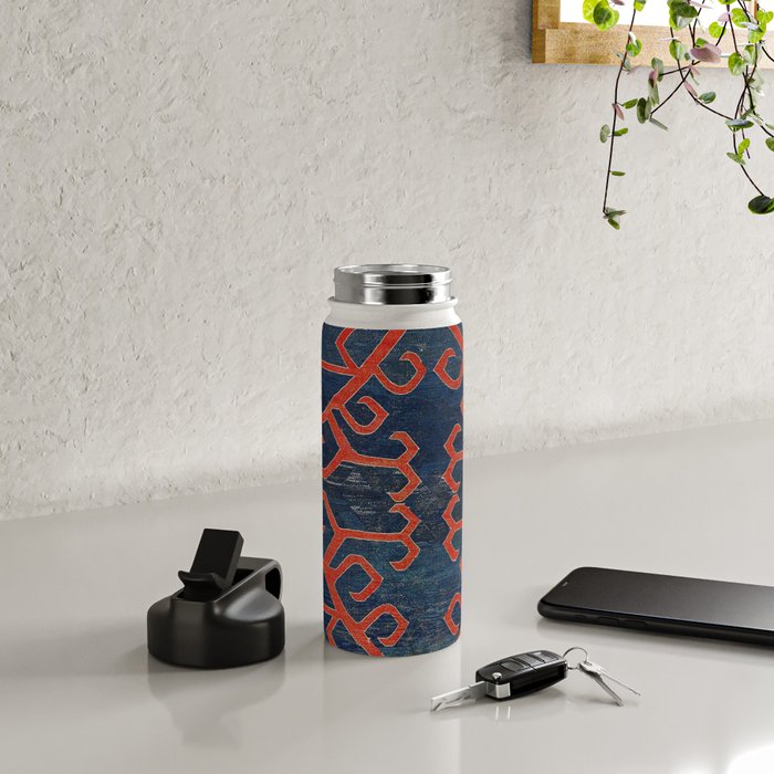 Avar Daghestan Northeast Caucasus Kilim Print Water Bottle Gallery Image 4