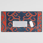 Avar Daghestan Northeast Caucasus Kilim Print Desk Mat Gallery Image 1