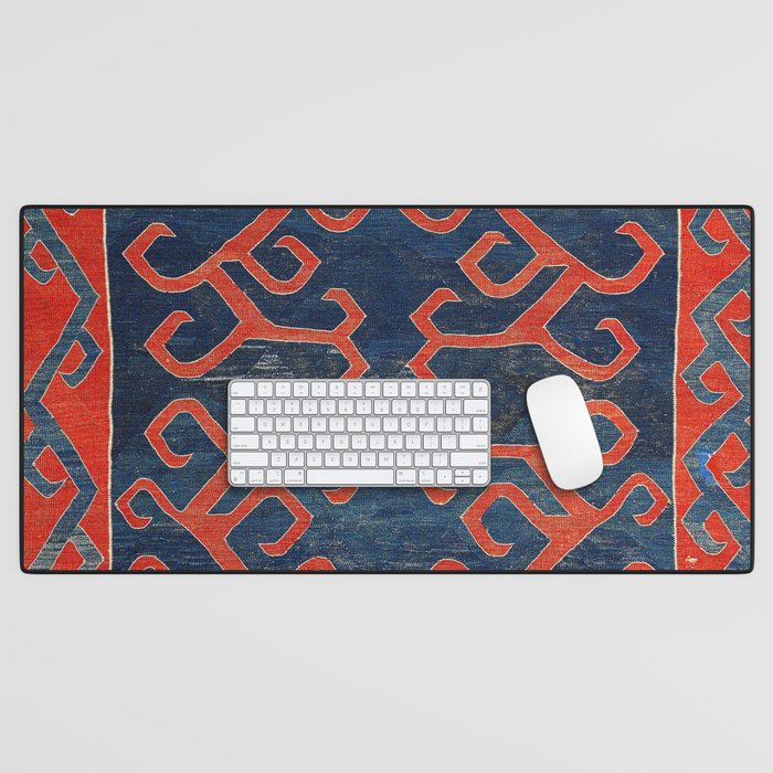 Avar Daghestan Northeast Caucasus Kilim Print Desk Mat Gallery Image 1