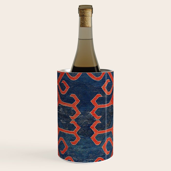 Avar Daghestan Northeast Caucasus Kilim Print Wine Chiller Gallery Image 1