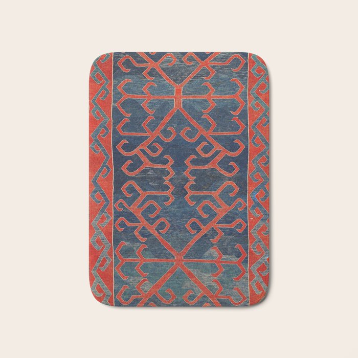 Avar Daghestan Northeast Caucasus Kilim Print Bath Mat Gallery Image 1